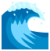Wave Emoji Domain For Sale